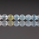 4mm Multi Aquamarine Beads ‚Äì Smooth Round Natural Gemstone 15" Strand