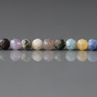 4mm Multi Gemstone Micro Beads - Faceted Round Natural Gemstone 15" Strand