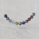 4mm Multi Sapphire Beads – Faceted Round Natural Gemstone - 14 pcs