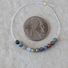 4mm Multi Sapphire Beads – Faceted Round Natural Gemstone - 14 pcs