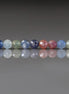 4mm Multi Sapphire Beads – Faceted Round Natural Gemstone - 14 pcs