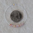 4mm Natural Imperial Topaz Rondelle Beads Faceted Pink Topaz 1” Natural Gemstone Beads for Jewelry Making Earrings
