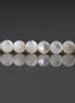 4mm Natural Mother of Pearl Beads - Smooth Round Natural Gemstone 15" Strand