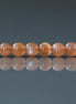 4mm Peach Moonstone Beads - Smooth Round Natural Gemstone 15" Strand