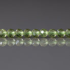 4mm Peridot Beads – Faceted Round Natural Gemstone 15" Strand