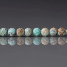 4mm Peruvian Turquoise Beads ‚Äì Faceted Round Natural Gemstone 15" Strand