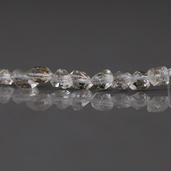 4mm Petroleum Quartz Chip Beads 10 Pcs Fluorescent Crystal Quartz Genuine Gemstone Beads Jewelry Making Beading Craft Gift April Birthstone