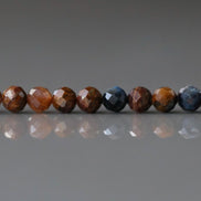 4mm Pietersite Faceted Beads Round Genuine Beads 15