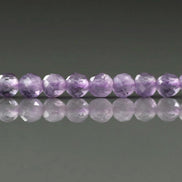 4mm Pink Amethyst Beads ‚Äì Faceted Round Natural Gemstone 15