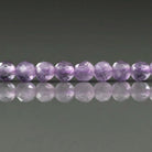 4mm Pink Amethyst Beads ‚Äì Faceted Round Natural Gemstone 15" Strand