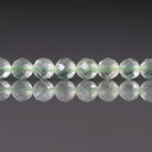 4mm Prehnite Beads ‚Äì Faceted Round Natural Gemstone 15" Strand