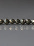 4mm Pyrite Beads - Faceted Round Natural Gemstone 15" Strand
