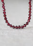 4mm Pyrope Garnet Beads – Faceted Round Natural Gemstone 15" Strand