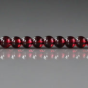 4mm AAA Pyrope Garnet Smooth Beads 15