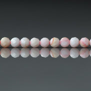4mm Natural Queen Conch Beads Micro Faceted Genuine Shell Beads 15