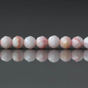 4mm Queen Conch Beads ‚Äì Faceted Round Natural Gemstone 15