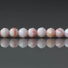 4mm Queen Conch Beads ‚Äì Faceted Round Natural Gemstone 15" Strand