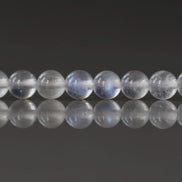4mm Rainbow Moonstone Beads - Smooth Round Natural Gemstone 15