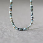 4mm Rare Hemimorphite Rondel Beads Faceted 7” Raw Genuine Gemstone Beads DIY Jewelry Making Supply