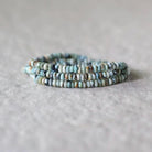 4mm Rare Hemimorphite Rondel Beads Faceted 7” Raw Genuine Gemstone Beads DIY Jewelry Making Supply