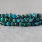 4mm Malacholla Beads – Faceted Round Natural Gemstone - 10 pcs