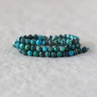 4mm Malacholla Beads – Faceted Round Natural Gemstone - 10 pcs