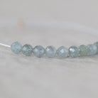 4mm Rare Montana Sapphire Beads Faceted Round 10pcs Raw Genuine Gemstone Beads Jewelry Making Supply September Birthstone