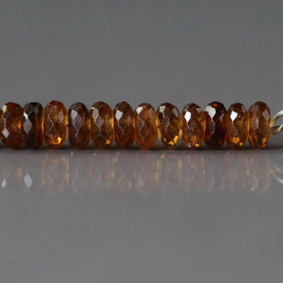 4mm Rare Yellow Garnet Beads Topazolite Faceted 20 PCs Genuine Gemstone Beads Natural for Jewelry Making Beading Craft Gift Beads