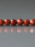 4mm Red Jasper Beads - Faceted Round Natural Gemstone 15" Strand