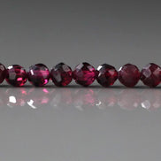 4mm AAA Rhodolite Garnet Beads Faceted Beads 15