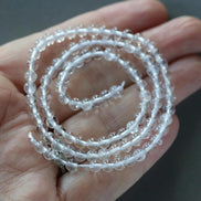 4mm AAA Rock Quartz Beads Smooth 15
