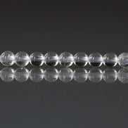 4mm AAA Rock Quartz Beads Smooth 15