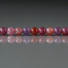4mm Ruby Beads – Smooth Round Natural Gemstone 15" Strand