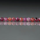 4mm Ruby Beads – Smooth Round Natural Gemstone 15" Strand