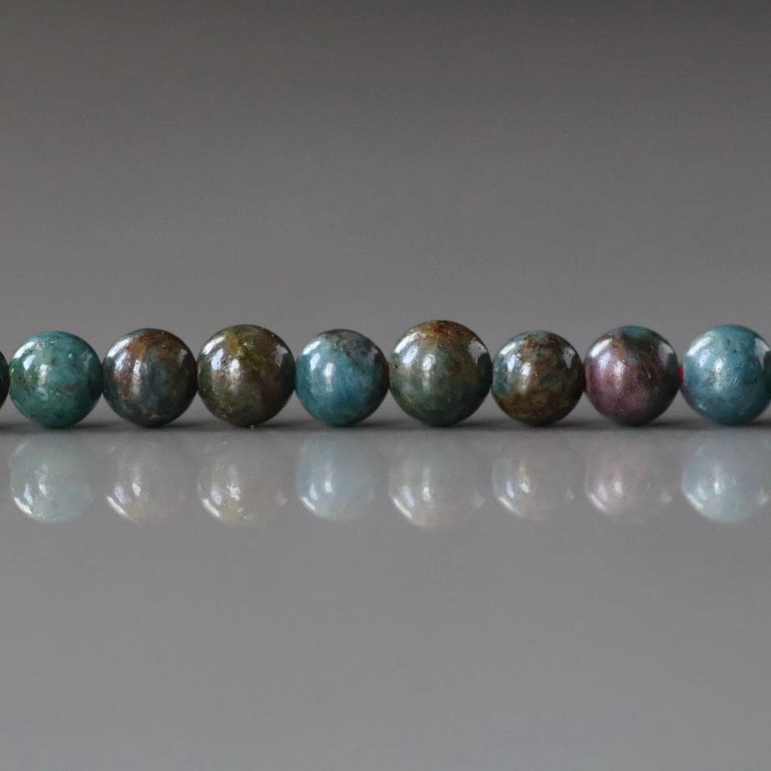 4mm Ruby in Kyanite Beads Smooth Beads 15" Colorful Gemstone Beads Beading Crafter Gift Seamless Ruby in Kyanite Beads