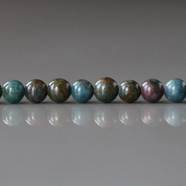 4mm Ruby in Kyanite Beads Smooth Beads 15" Colorful Gemstone Beads Beading Crafter Gift Seamless Ruby in Kyanite Beads