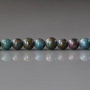 4mm Ruby in Kyanite Beads - Smooth Round Natural Gemstone 15
