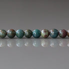 4mm Ruby in Kyanite Beads - Smooth Round Natural Gemstone 15" Strand