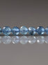 4mm Santa Maria Aquamarine Beads -Faceted Round Natural Gemstone 15" Strand
