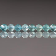 4mm Sky Blue Apatite Faceted Beads 15