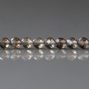 4mm AAA Smoky Quartz Micro Faceted Beads Genuine Beads 15