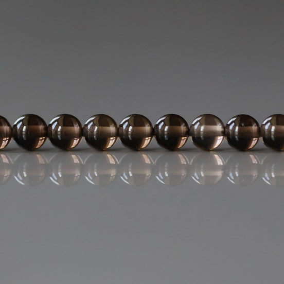 4mm AAA Smoky Quartz Beads Smooth Genuine Beads 15" Transparent Brown Gemstone Beads Beading Crafter Gift