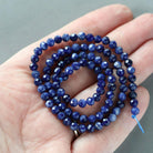 4mm Sodalite Beads ‚Äì Faceted Round Natural Gemstone 15" Strand