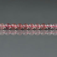 4mm Strawberry Quartz Smooth Beads Round Genuine Quartz Beads 15