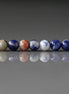 4mm Sunset Sodalite Beads ‚Äì Smooth Round Natural Gemstone 15" Strand