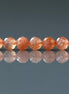 4mm Sunstone Beads - Faceted Round Natural Gemstone 15" Strand