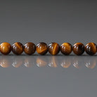 4mm Tiger's Eye Beads - Smooth Round Natural Gemstone 15" Strand