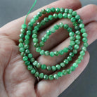 4mm Tsavorite Garnet Beads – Faceted Round Natural Gemstone 15" Strand