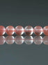 4mm Watermelon Quartz Beads - Smooth Round Natural Gemstone 15" Strand