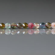 4mm AAA Watermelon Tourmaline Faceted Beads 15